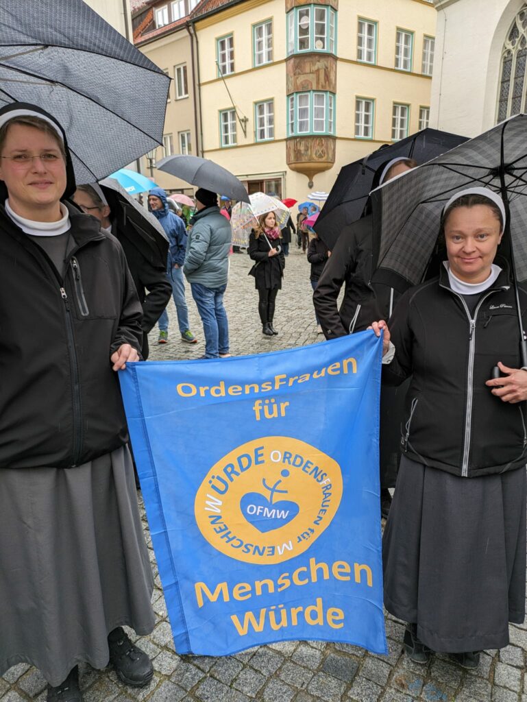 demonstrierende Nonnen