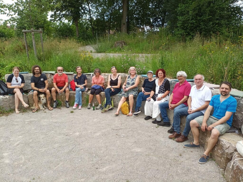 Gruppe im Rondell