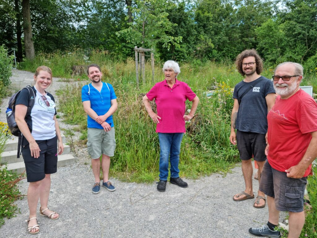 Gruppe mit Herrn Weinbrenner